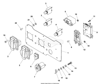 Part Location Diagram of 84005046 Briggs and Stratton Usb